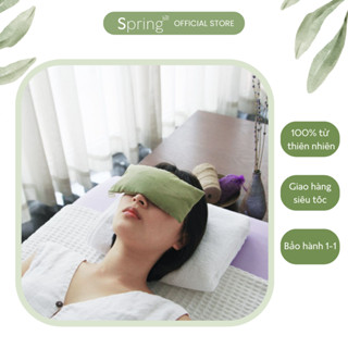 Gối chườm mắt thảo mộc Lavender, thảo mộc nhập Pháp, Aromatherapy tại nhà giúp ngủ ngon, thư giãn mắt/cổ vai gáy