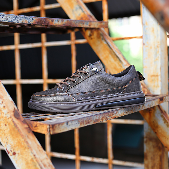 Giày thể thao - Giày Sneaker nam Bs Shoes BS06 Da êm, mềm, đế cao đến 4cm, thiết kế basic trẻ trung, năng động