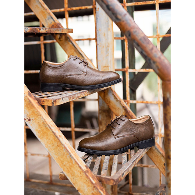 Mẫu giày da buộc dây công sở BS03 tăng chiều cao 6cm