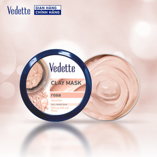 Mặt nạ đất sét rosa 145g vedette - thanh lọc & làm dịu da