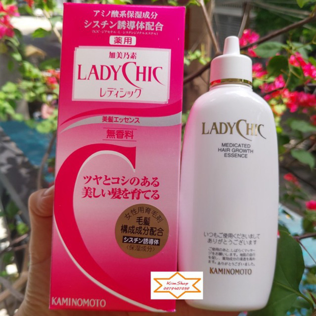 🌸 Serum Dưỡng Mọc Tóc Lady Chic Kaminimoto Nhật Bản 180ml