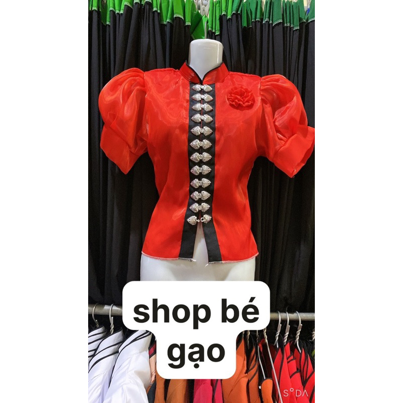Áo Cóm Tơ Cộc Tay Nhiều Màu , Áo Cóm Dân Tộc Thái