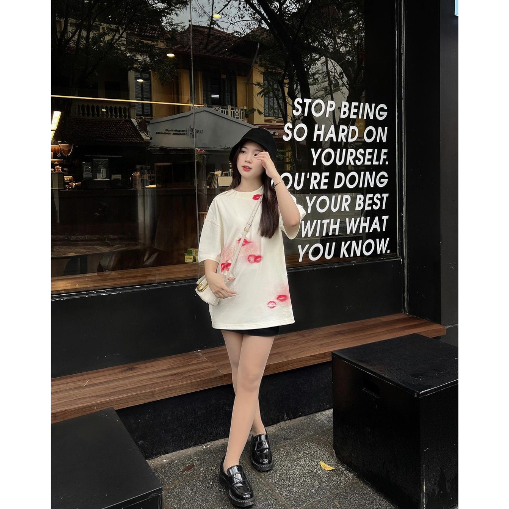 [LOCAL BRAND] Áo thun Hades Sip On Your Lips 100% Cotton tay lỡ form rộng - Thời trang nam nữ Unisex Streetwear Hàn Quốc