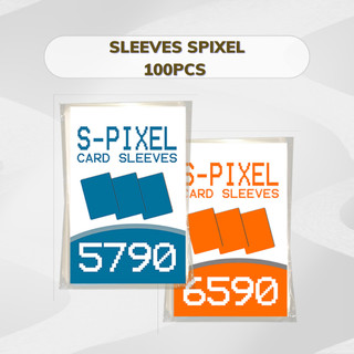 THE KAS - 100 Bọc bài Sleeves S-PIXEL bảo vệ photocard, card bo góc, thẻ bài boardgame nhiều kích thước