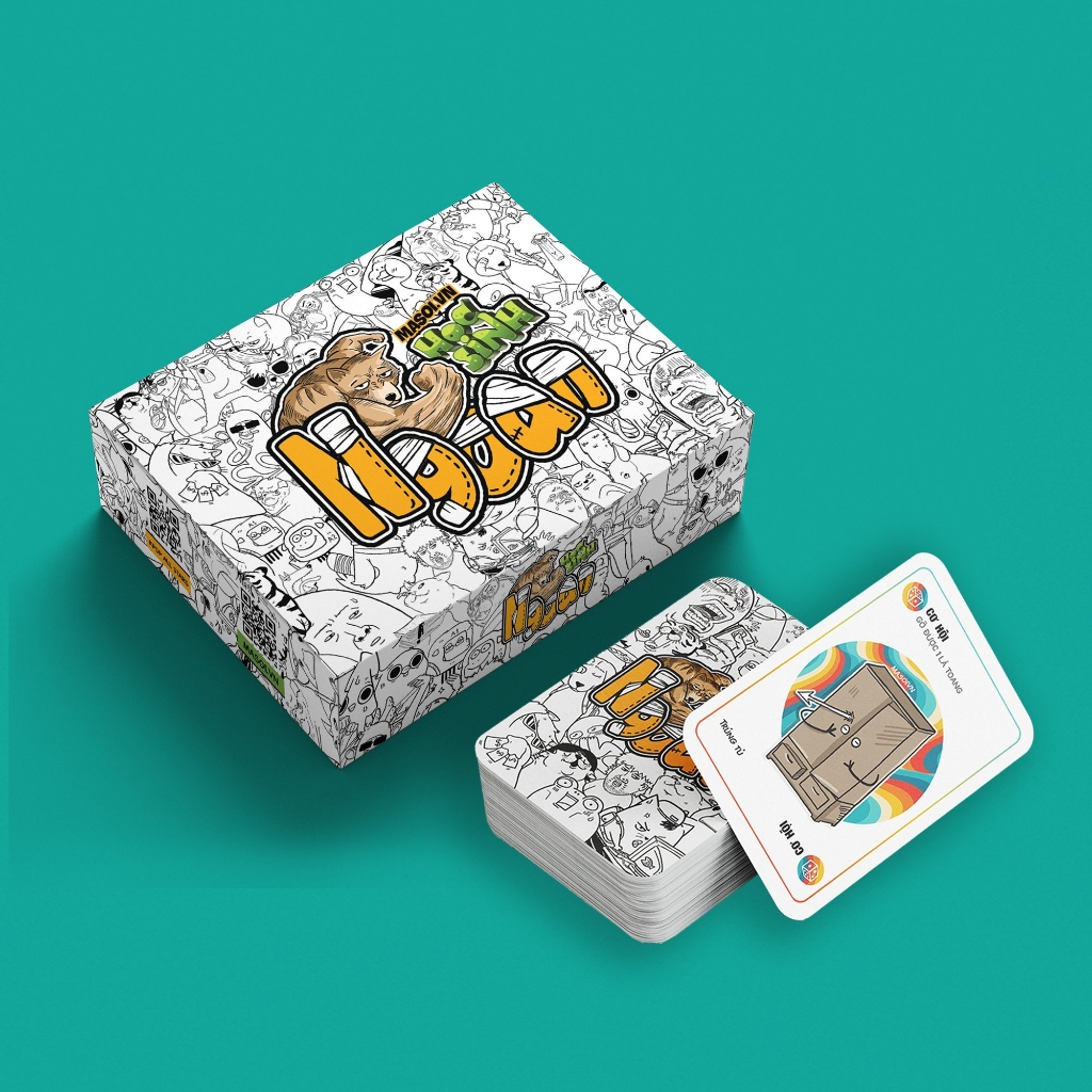 THE KAS - Bộ bài Học Sinh Ngoan, bộ boardgame cười ra nước mắt dành cho học sinh