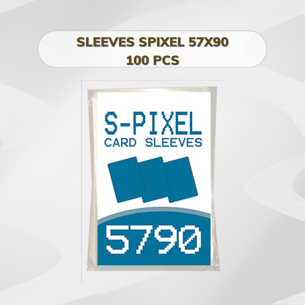 THE KAS - 100 Bọc bài Sleeves S-PIXEL bảo vệ photocard, card bo góc, thẻ bài boardgame nhiều kích thước