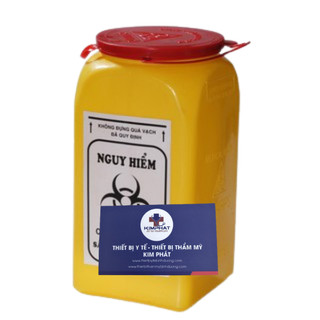 Bình huỷ kim tiêm nhựa 1,5 lít