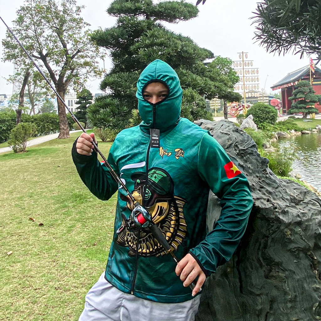 Mẫu áo câu cá thể thao MÓM THỦ