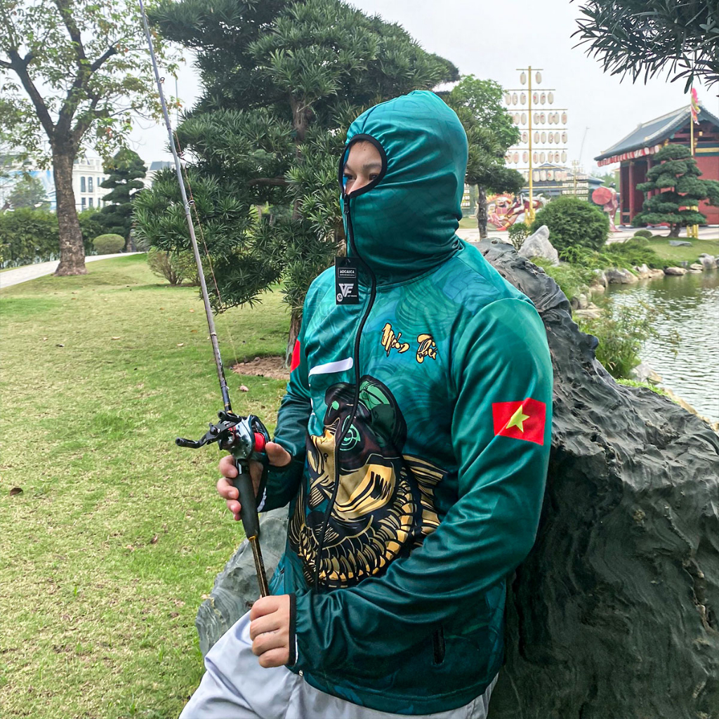 Mẫu áo câu cá thể thao MÓM THỦ