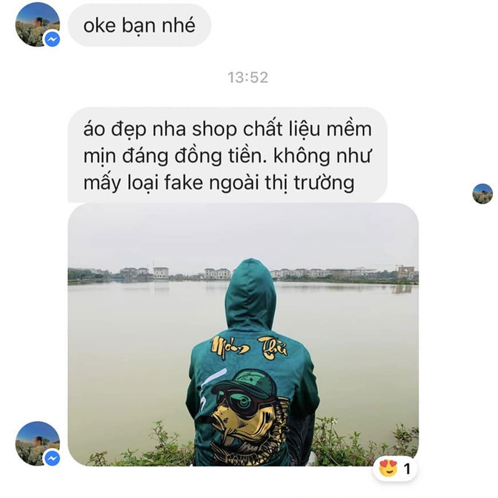 Mẫu áo câu cá thể thao MÓM THỦ
