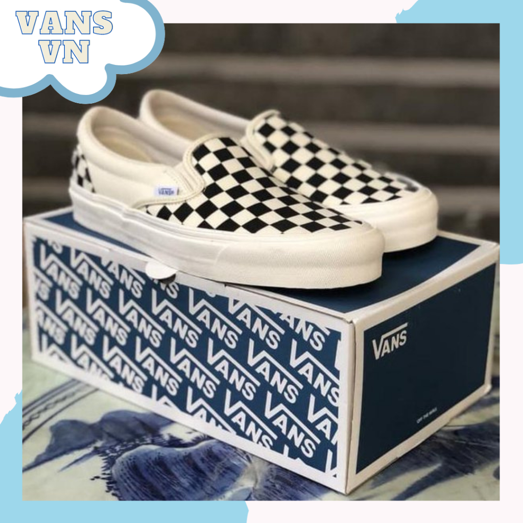 Giày Vans Vault Old Skool, Giày Vans Caro Buộc Dây Thể Thao Nam Nữ Thời Thể Thao Thời Trang Hàng Đẹp