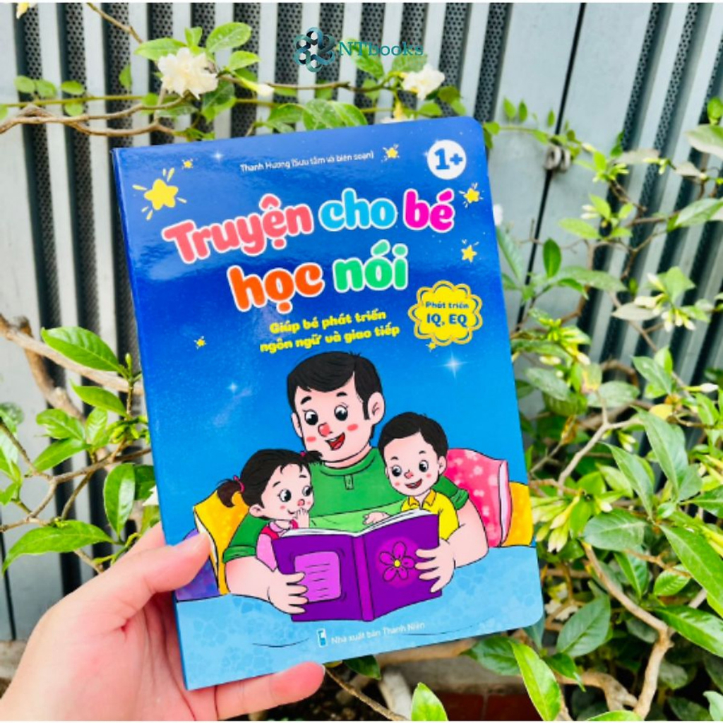 Sách - Truyện cho bé tập nói giúp bé phát triển ngôn ngữ và giao tiếp ( Bìa cứng)
