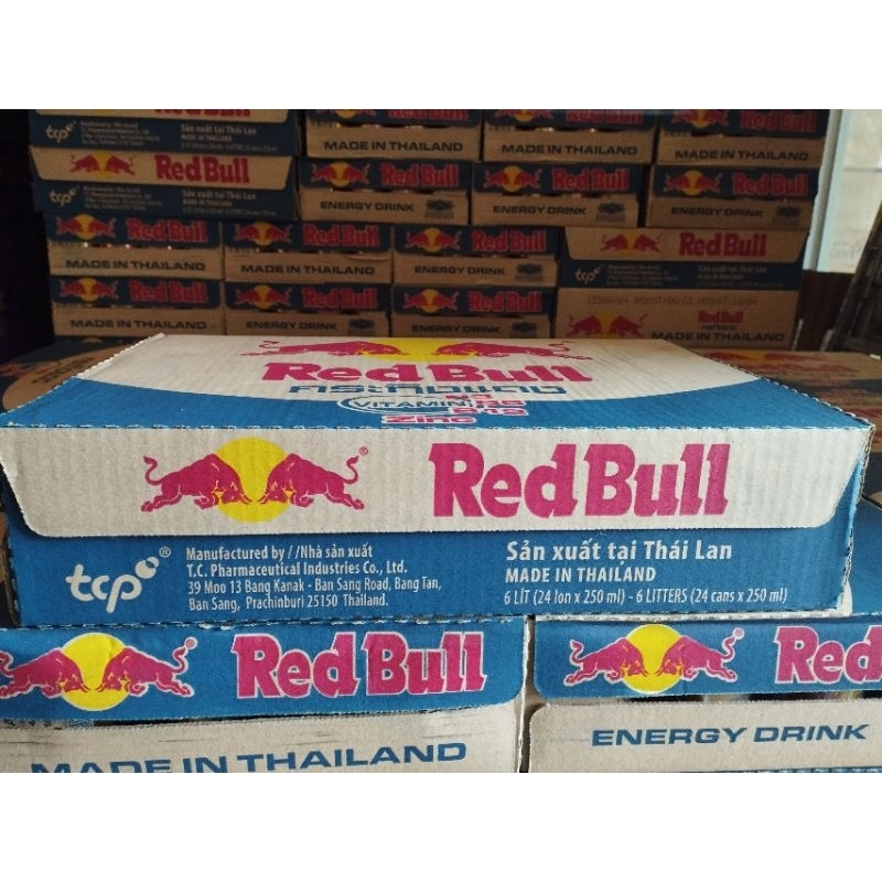 Lốc 6 lon Redbull Thái Lan  250ml