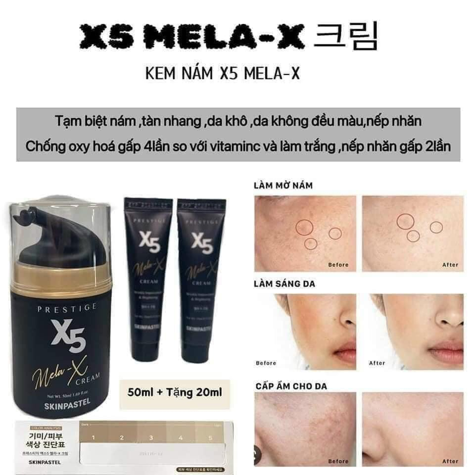 Kem Nám X5 Mela X Cream - Hàng Chính Hãng