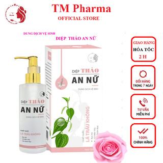 Dung dịch vệ sinh Diệp Thảo An Nữ giúp làm sạch nhẹ nhàng, cân bằng độ pH, giảm mùi hôi và ngăn ngừa viêm nhiễm nấm ngứa