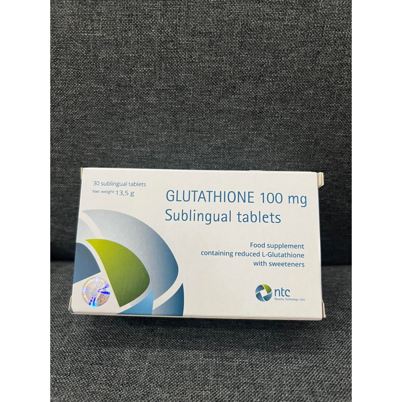 Viên ngậm trắng da Glutathione 100mg từ Ý - Viên ngậm dưới lưỡi chứa L