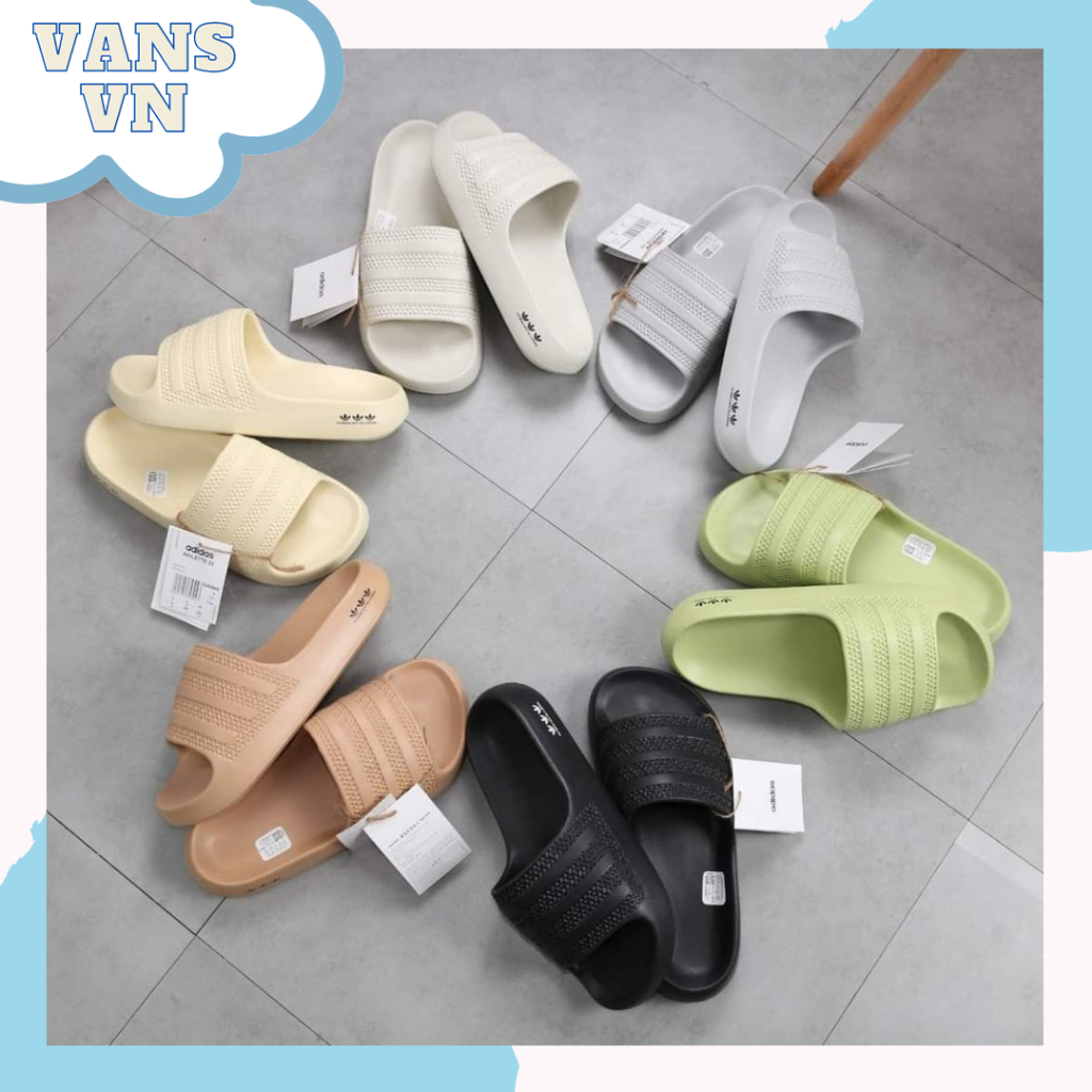 Dép Adilette AYoon Slide Nam Nữ, Dép Quai Ngang Quai  Phong Cách Thời Trang