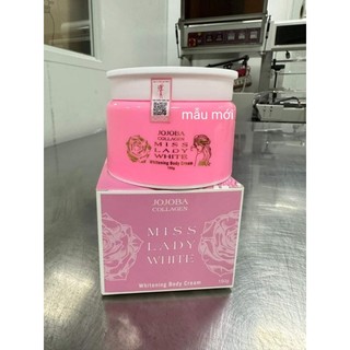 Kem body dưỡng trắng da miss lady white 150g