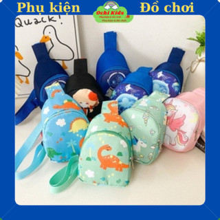 Túi đeo chéo, bao đeo vai trẻ em, balo vải đeo ngực cho bé lớn