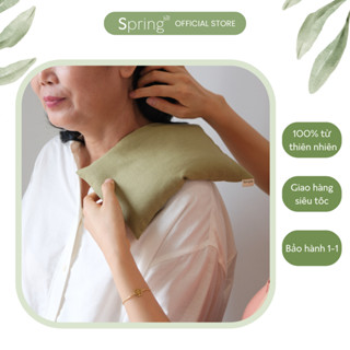 Gối chườm đa năng thảo mộc Lavender nhập Pháp, aromatherapy tại nhà giúp thư giãn cổ vai gáy, giảm đau mỏi