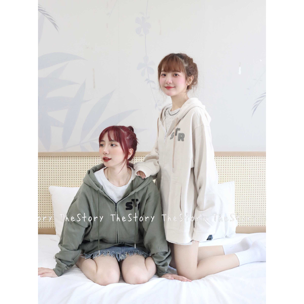 Áo Hoodie Zip SS8 cào bông A2497+ SS2 oversize unisex thêu logo  A1053