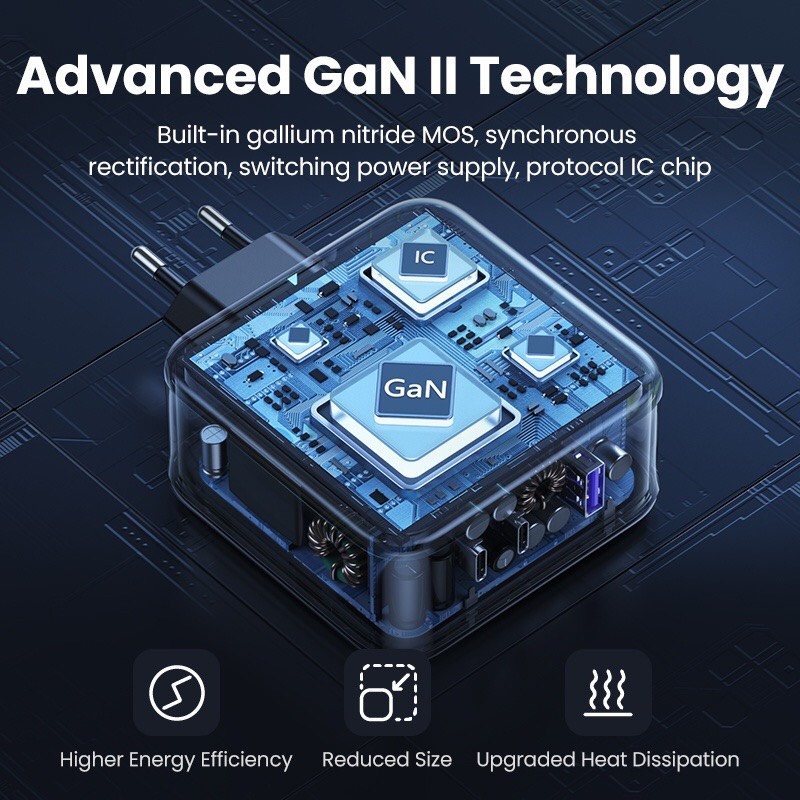 Củ sạc nhanh UGREEN GaN 140w USB Type C PD3.1+ Cáp USB C 240W dài 2M Macbook/ Lenovo/Chromebook/iPhone/Xiaomi/Samsung