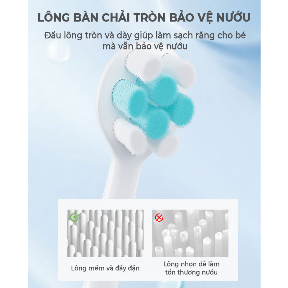 Bàn chải đánh răng trẻ em Fesson cho bé từ 1 đến 12 tuổi siêu tiện lợi (chọn mẫu)