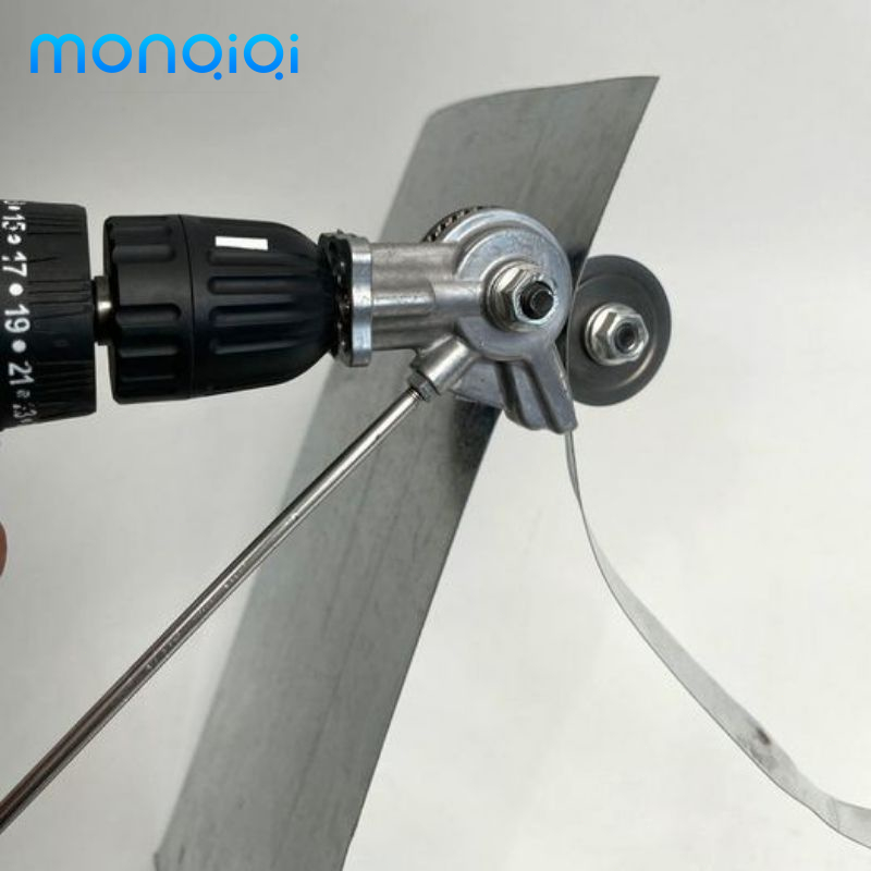 MONQIQI đầu cắt tôn gắn máy khoan,thép và inox..Lưỡi cắt tôn gắn máy khoan