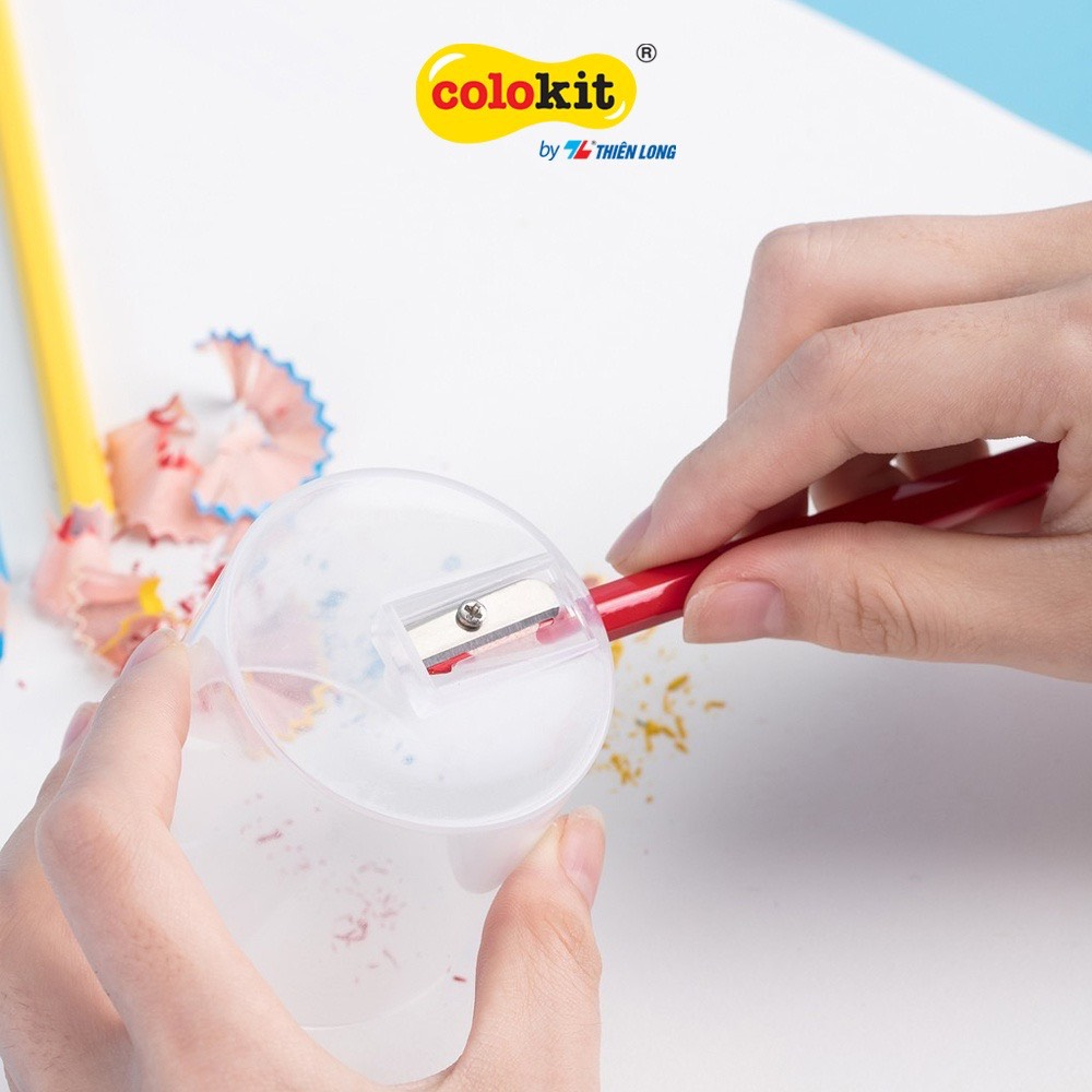 Bút chì màu dạng lon Thiên Long Colokit - Tiêu chuẩn châu Âu -  36 màu