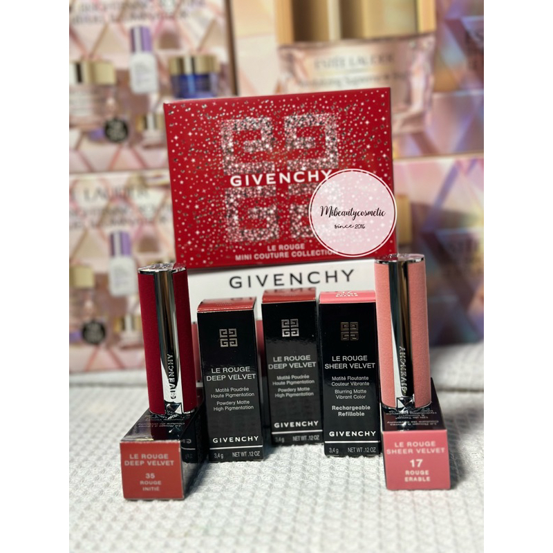 Son Givenchy Le Rouge Sheer velvet - màu 17 & 27, 35