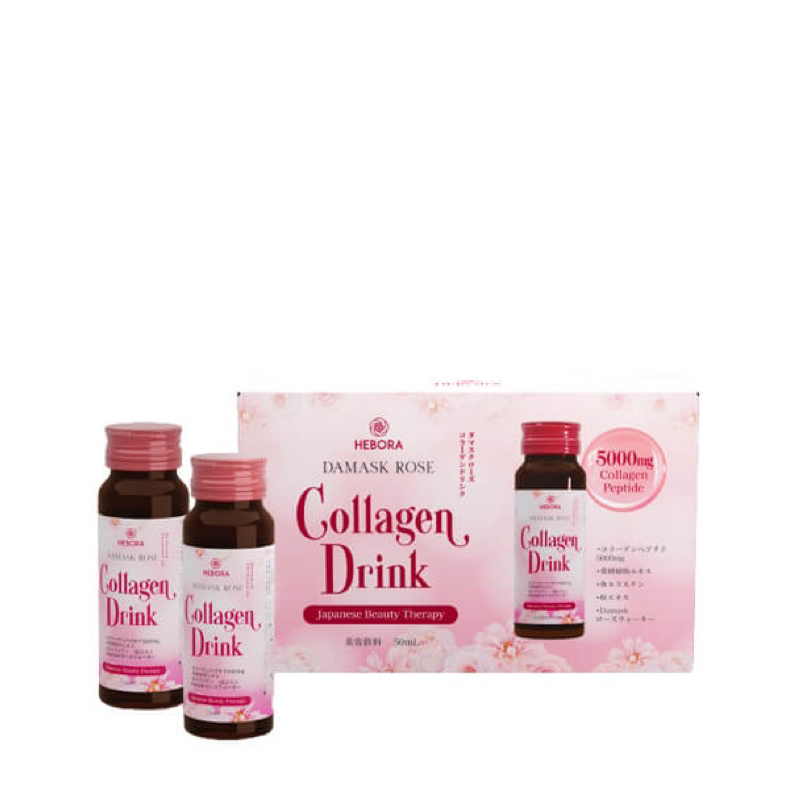 Nước Uống Hebora Collagen Drink Nhật Bản Hộp 10 Chai - Giúp Da Khoẻ Đẹp