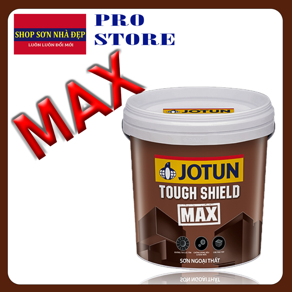 Sơn nước ngoài trời cao cấp Jotun Tough Shield Max - lon 5 Lít