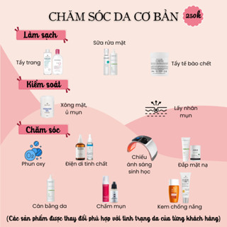 Chăm sóc da cơ bản 12 bước