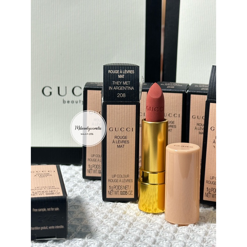 Son GUCCI mini màu 25 và 208, 505 full box - new