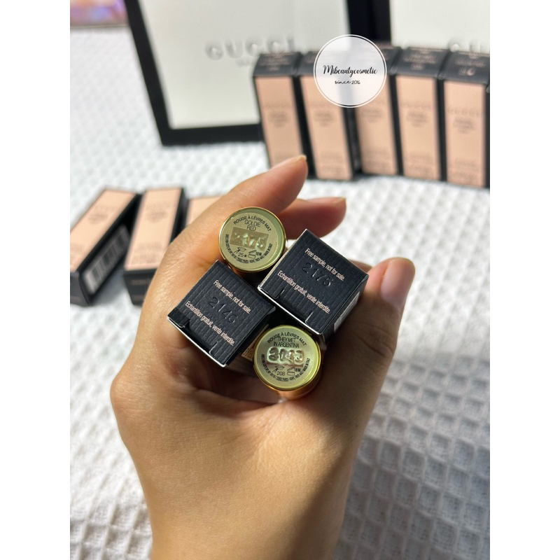 Son GUCCI mini màu 25 và 208, 505 full box - new