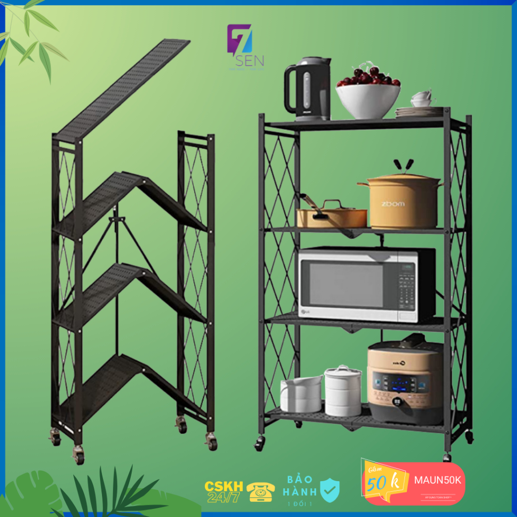 Kệ Thép Gấp Gọn Cho Nhà Bếp Ngăn Nắp MGK19