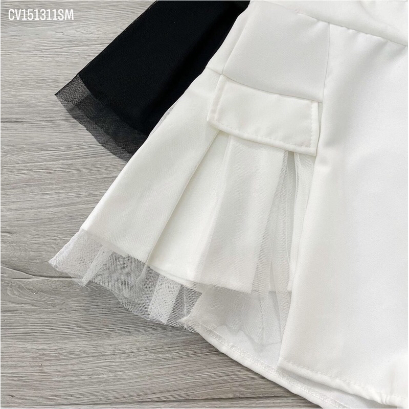 QUẦN GIẢ CHÂN VÁY PHỐI LƯỚI TOP BESELLER NHÀ HÀ CẨM TÚ