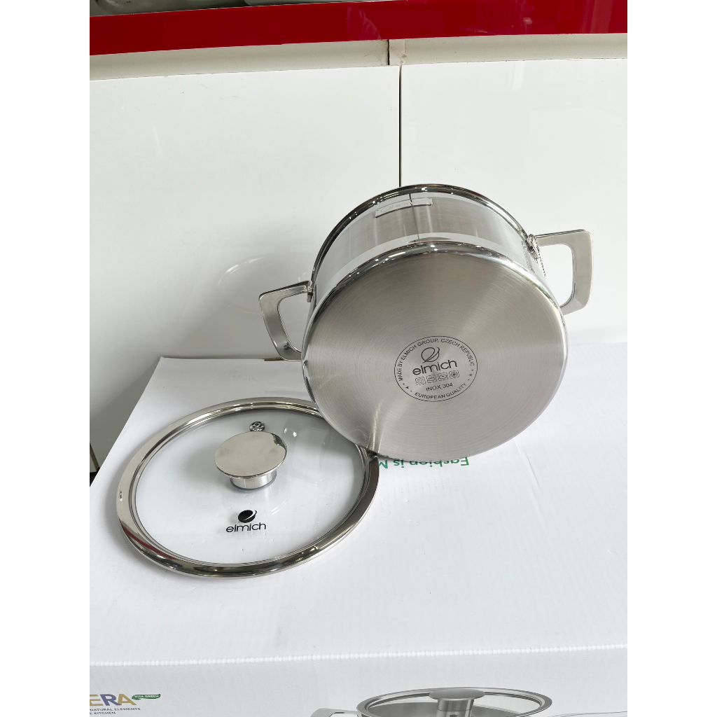 Nồi Inox liền khối Elmich Hera  size 18cm, 22cm