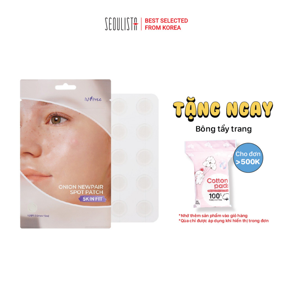 Miếng dán mụn siêu mỏng ISNTREE Newpair Spot Patch