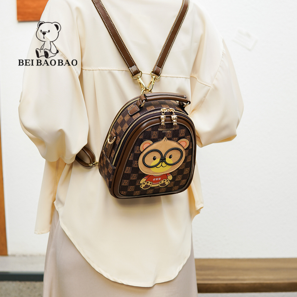 Balo mini nữ xinh xỉu da dày mềm họa tiết cute trẻ trung năng động