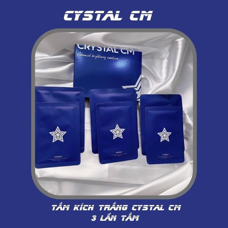 Tắm trắng Crystal CM Chu Hằng đánh bay đen sạm da sần sùi không đều màu