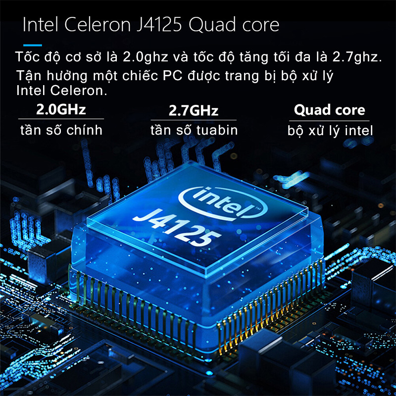 Asus Factory 15.6 Inch Intel Celeron J4125 Laptop Văn Phòng Kinh Doanh Designer Sinh Viên Gaming Laptop 1TB Window 11