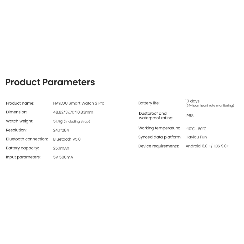 Đồng Hồ Thông Minh HAYLOU Watch 2 Pro / GS / GST / LS02 - Hàng Chính Hãng