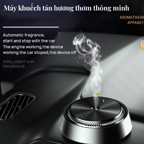 Khuếch tán tinh dầu ô tô cao cấp, Máy khuếch tán hương thơm thông min, Khử mùi, Máy lọc không khí ô tô - W09 | BigBuy360 - bigbuy360.vn