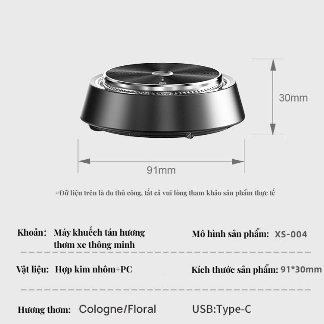 Khuếch tán tinh dầu ô tô cao cấp, Máy khuếch tán hương thơm thông min, Khử mùi, Máy lọc không khí ô tô - W09 | BigBuy360 - bigbuy360.vn