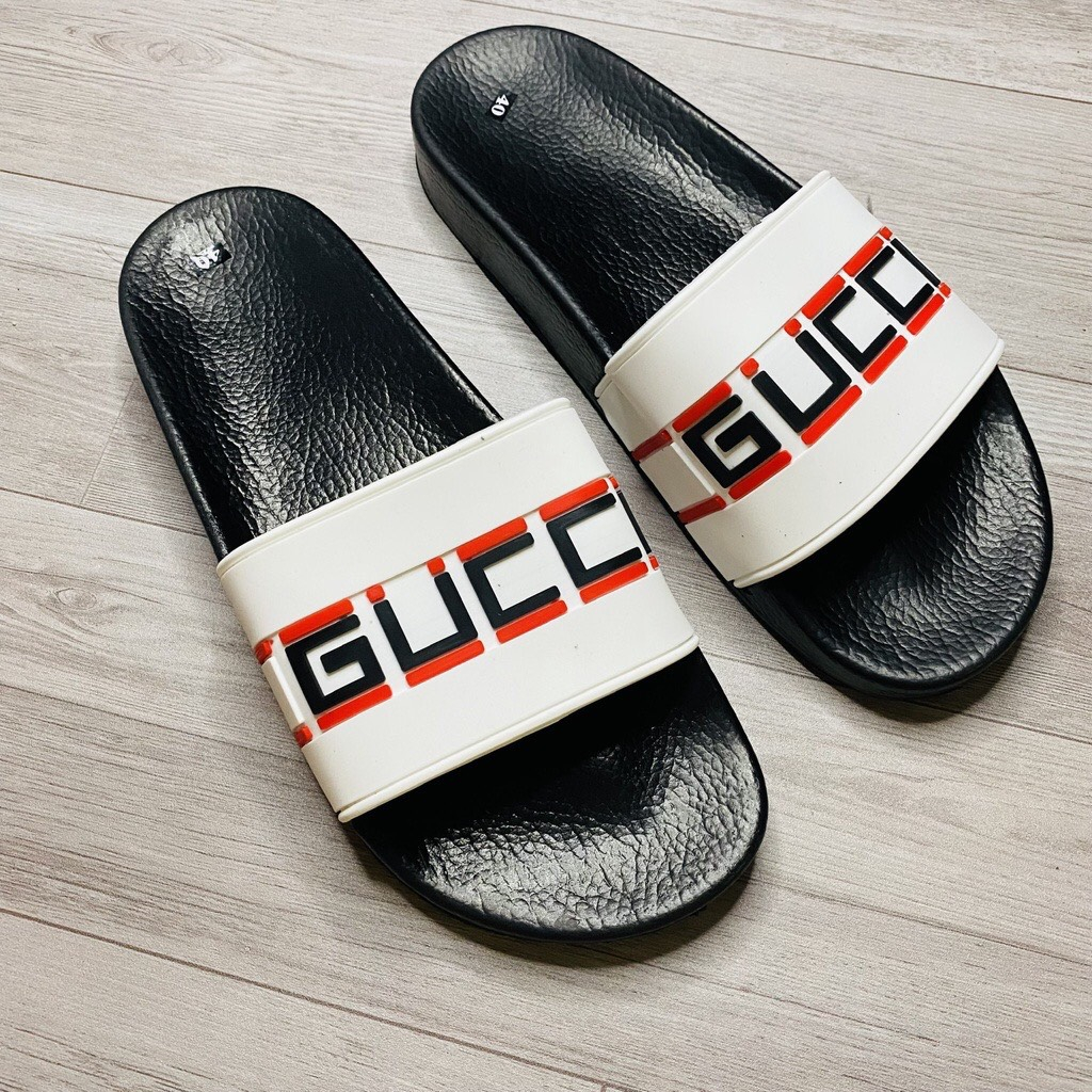 Dép trang điểm Quai Ngang Nam thời thượng GUCCI Bản Đế Super
