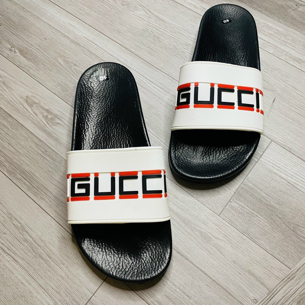 Dép trang điểm Quai Ngang Nam thời thượng GUCCI Bản Đế Super