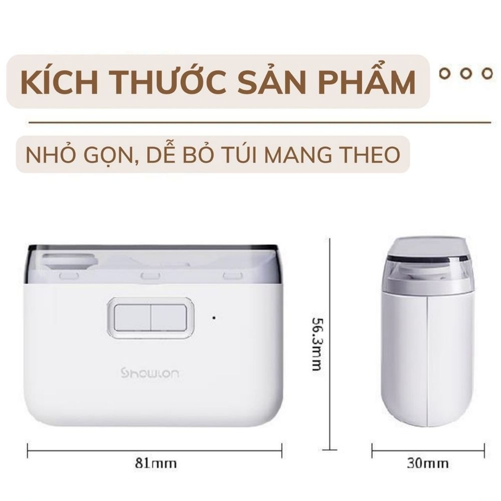 Máy cắt móng tay điện Xiaolang Showlon tự động chuyên dụng