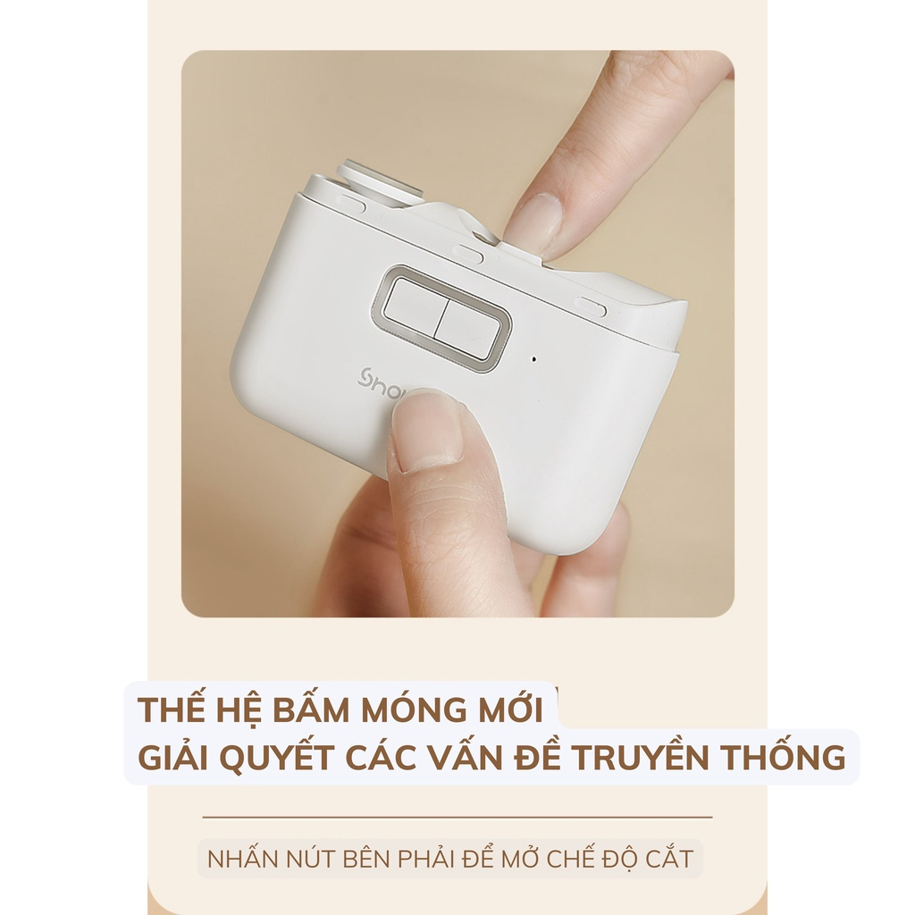 Máy cắt móng tay điện Xiaolang Showlon tự động chuyên dụng