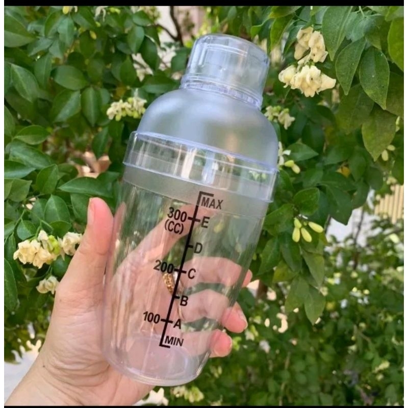 #Giá tốt# Bình lắc shaker bằng nhựa chia vạch 300ml- 500ml- 700ml- 1000ml, bình lắc cafe, cocktai, trà sữa, đồ pha chế